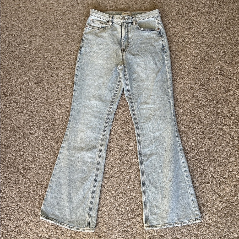 Pacsun High-Rise Bootcut Jeans Light Acid Wash Retro Cotton Denim Jean SZ 27 EUC - Picture 12 of 13